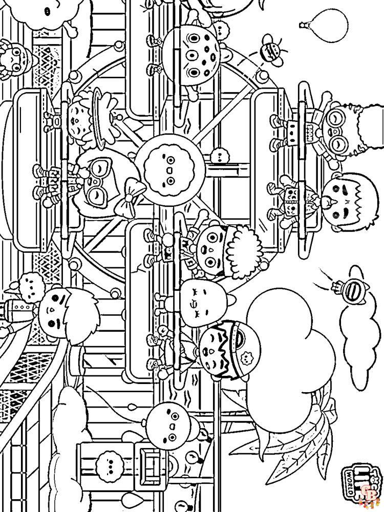 Toca Boca Coloring Pages 13