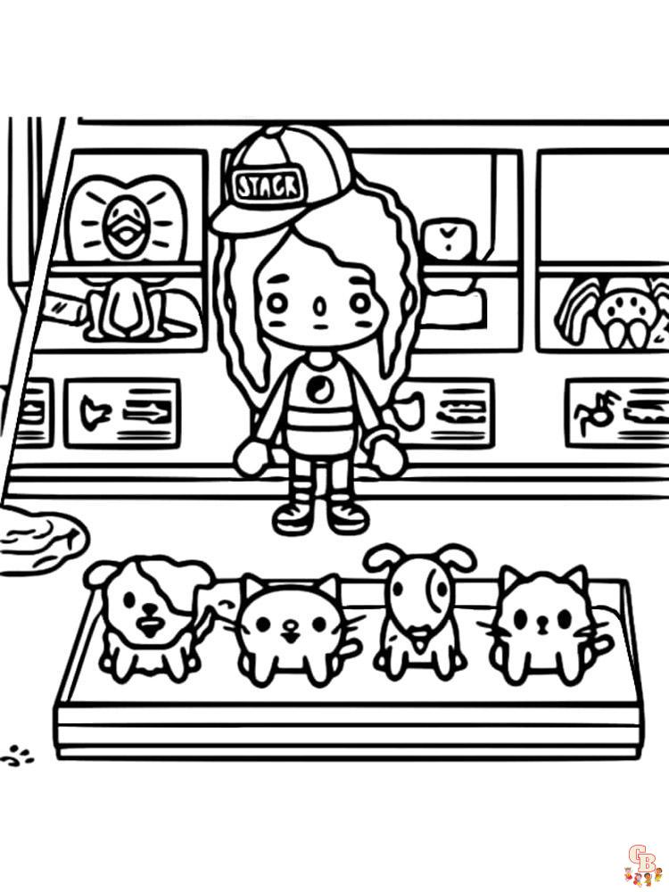 Toca Boca Coloring Pages 32