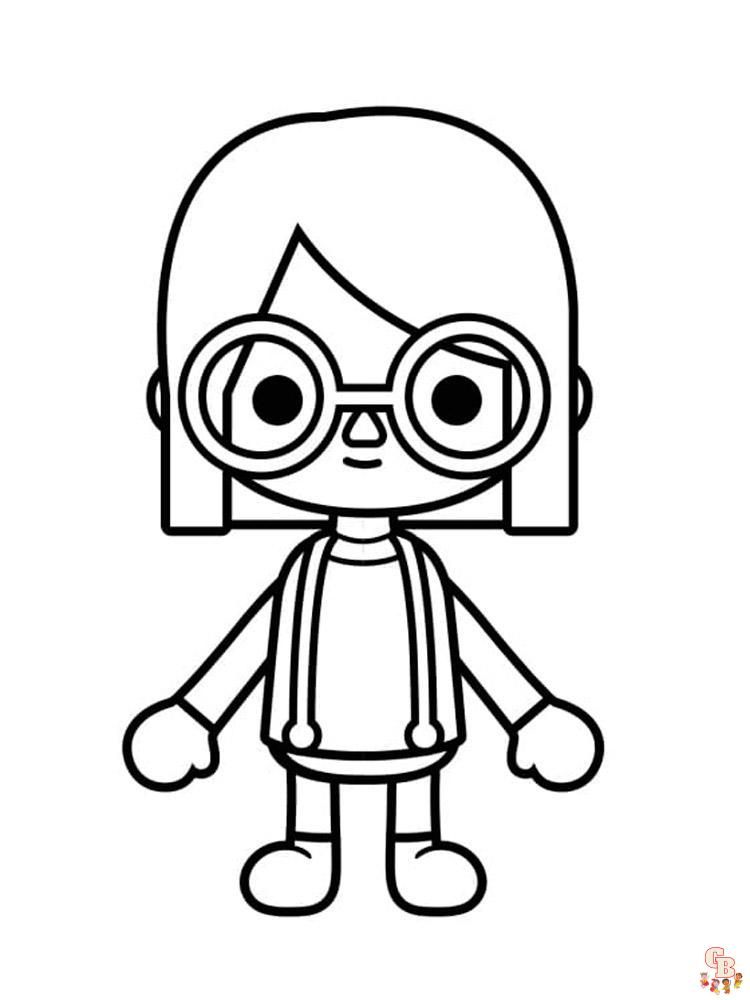 Toca Boca Coloring Pages 9