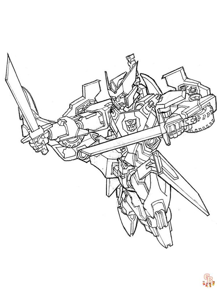 Transformers coloring pages 1