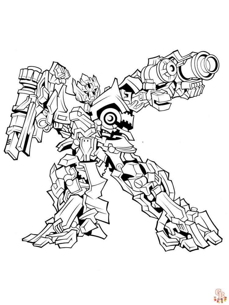 Transformers coloring pages 10