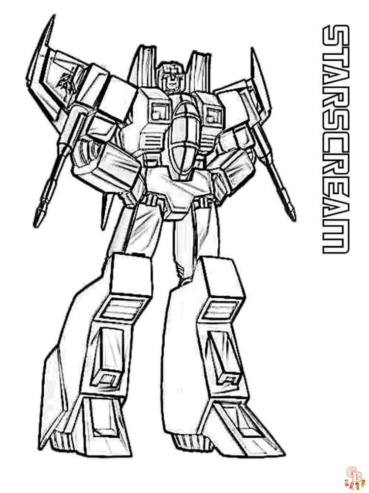 Transformers coloring pages 14