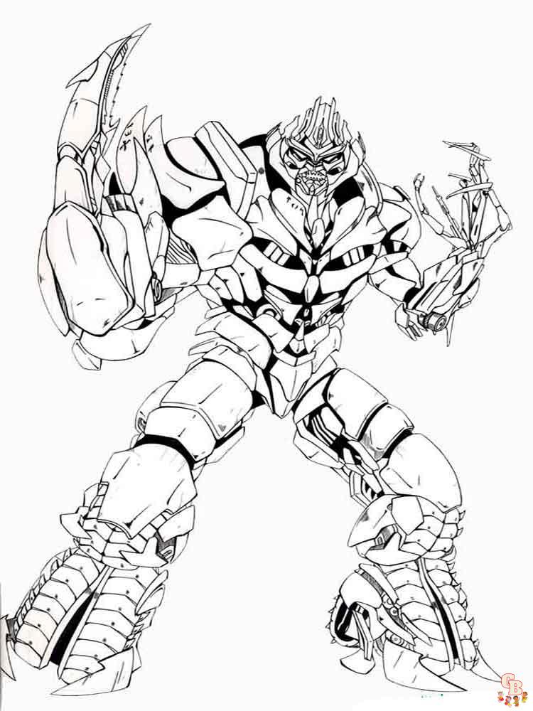 Transformers coloring pages 16