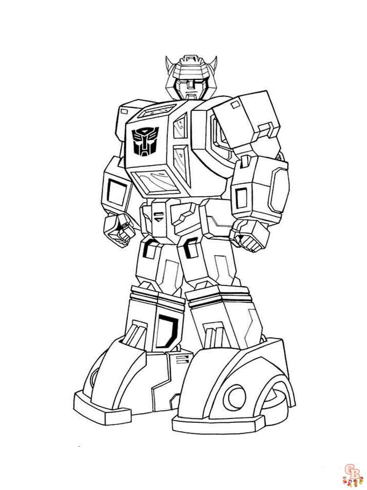 Transformers coloring pages 17