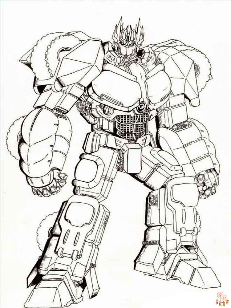 Transformers coloring pages 21