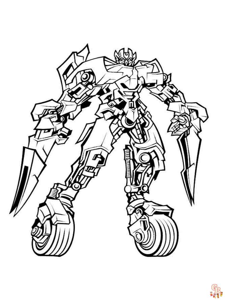 Transformers coloring pages 22