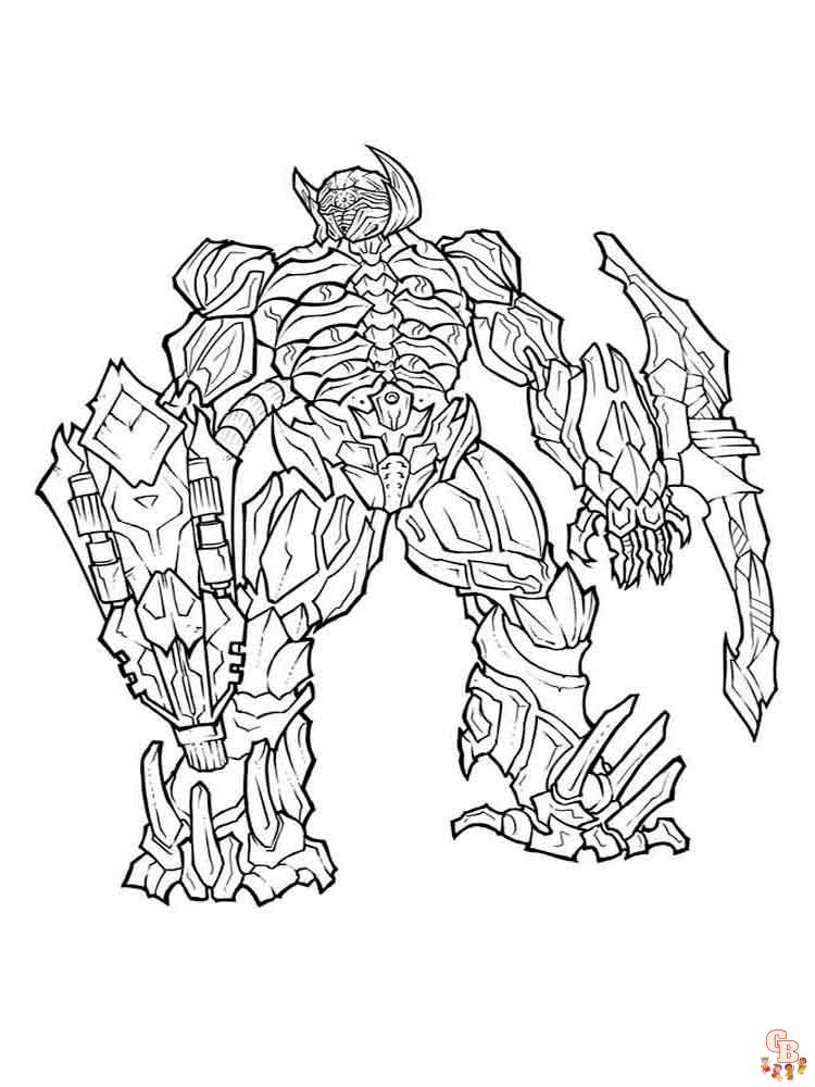 Transformers coloring pages 23