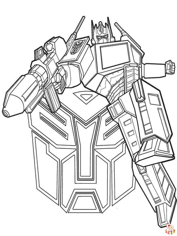 Transformers coloring pages 29