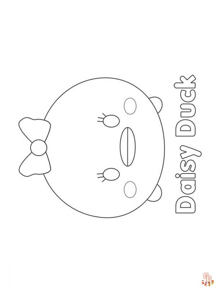 Tsum Tsum Coloring Pages 22