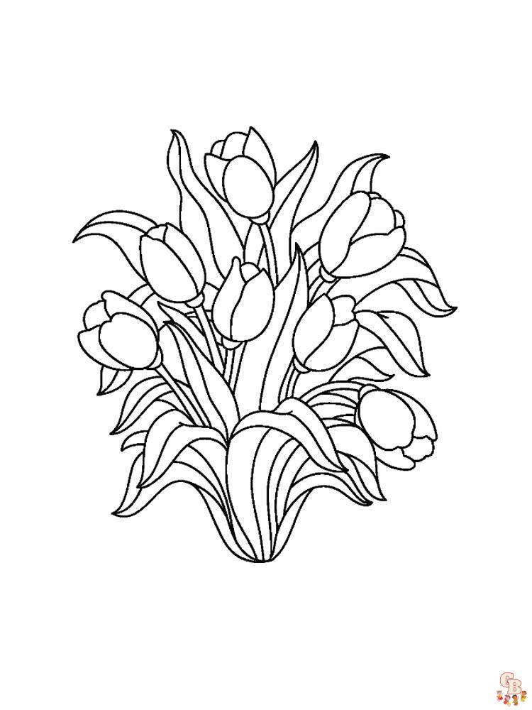 Tulip coloring pages 31 1