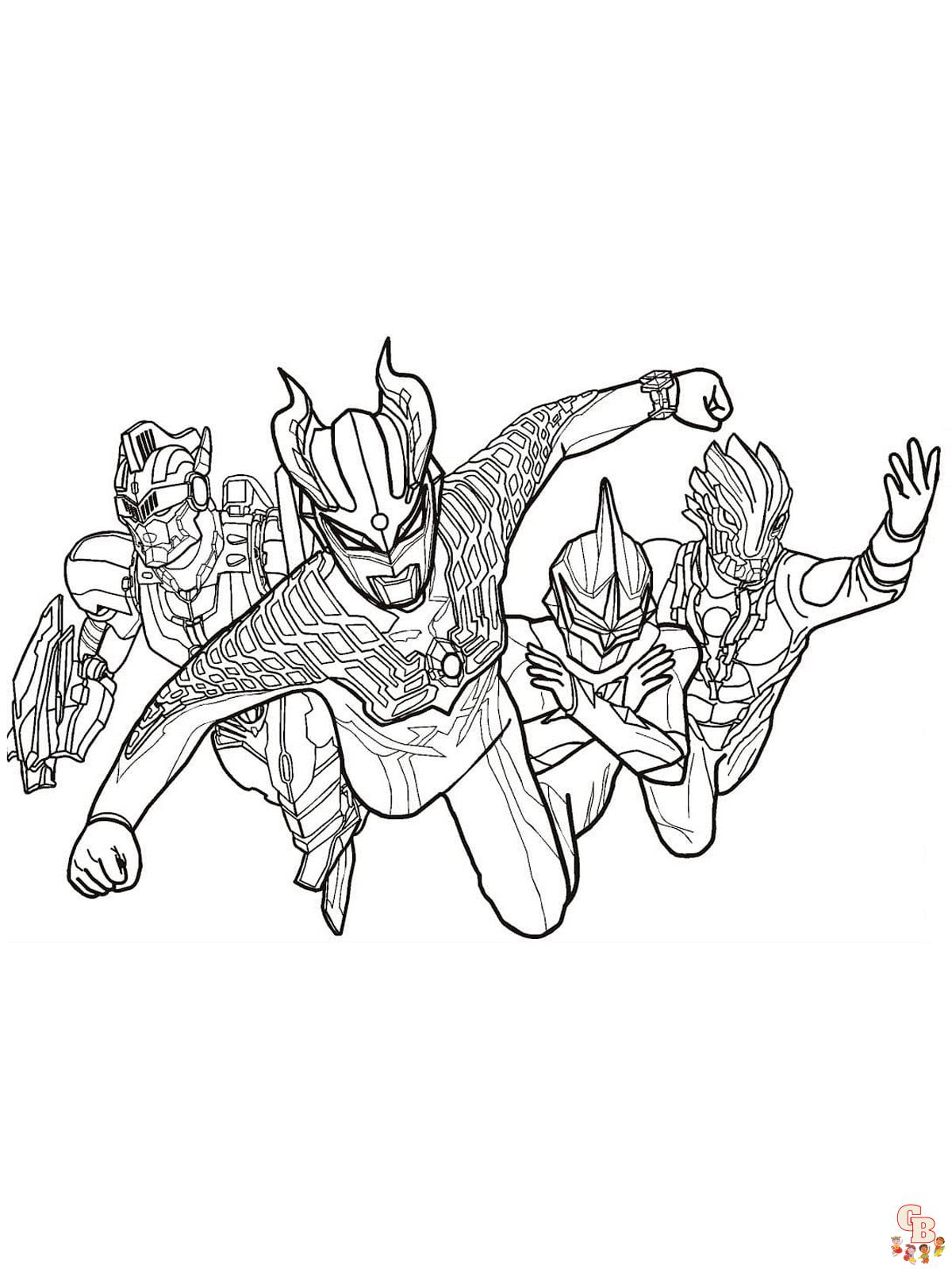 ULTRAMAN coloring pages 1 1