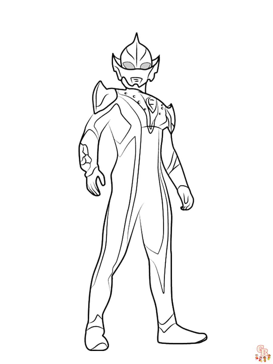 ULTRAMAN coloring pages 10 1