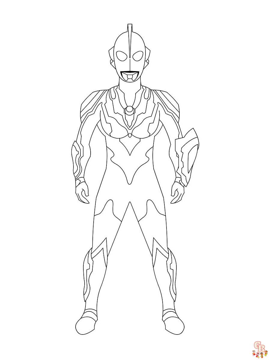 ULTRAMAN coloring pages 11 1