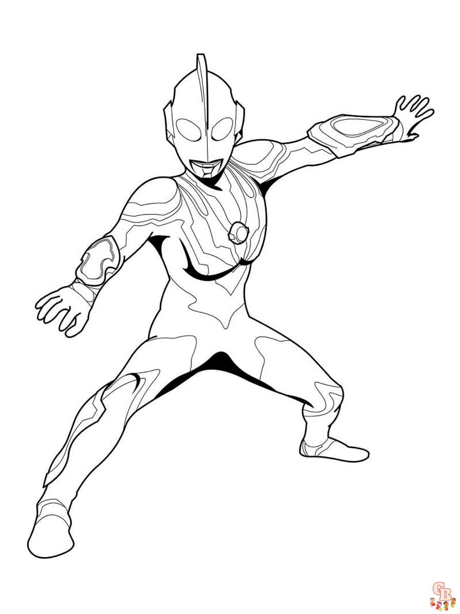 ULTRAMAN coloring pages 12 1