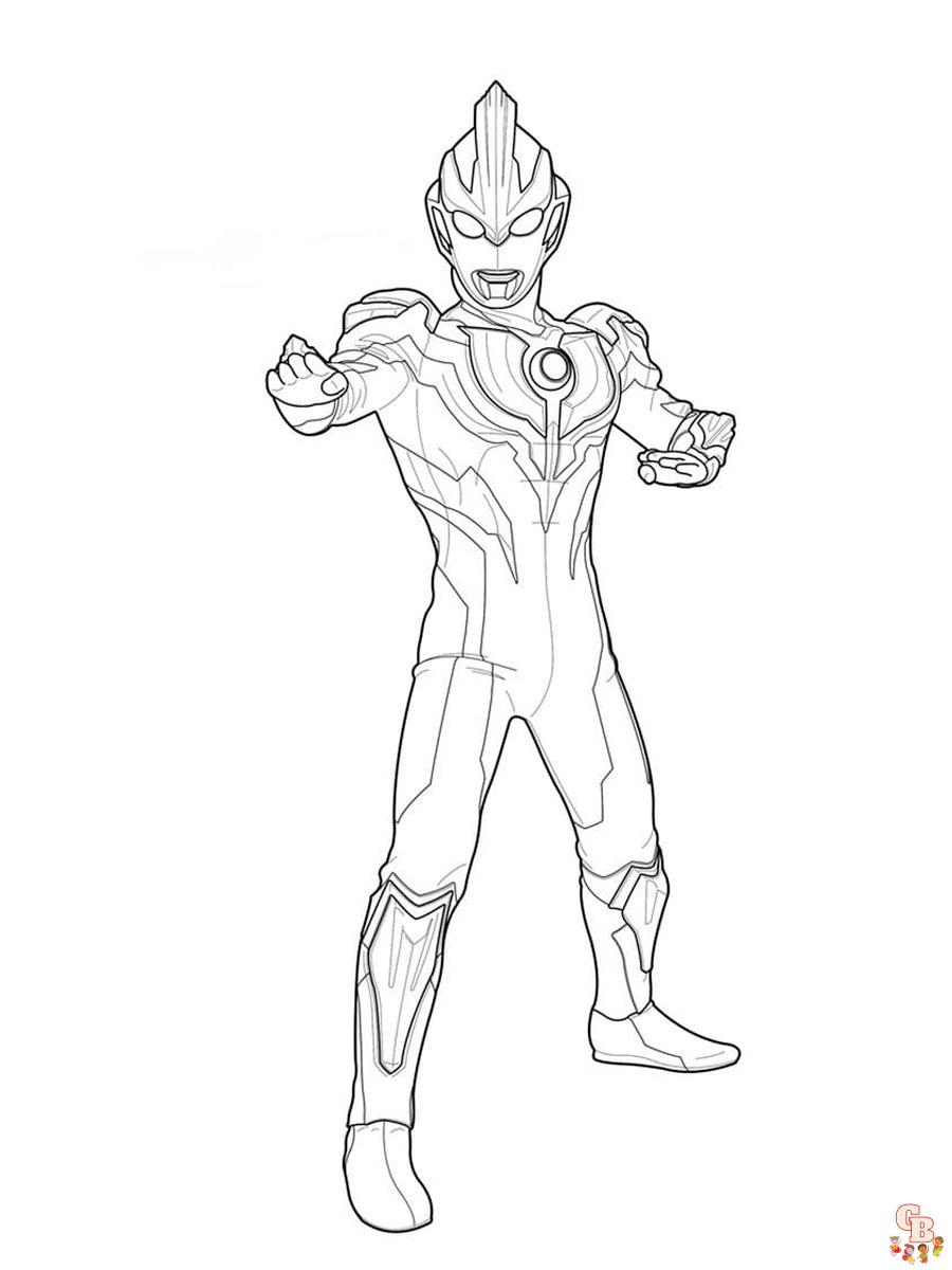 ULTRAMAN coloring pages 14 1