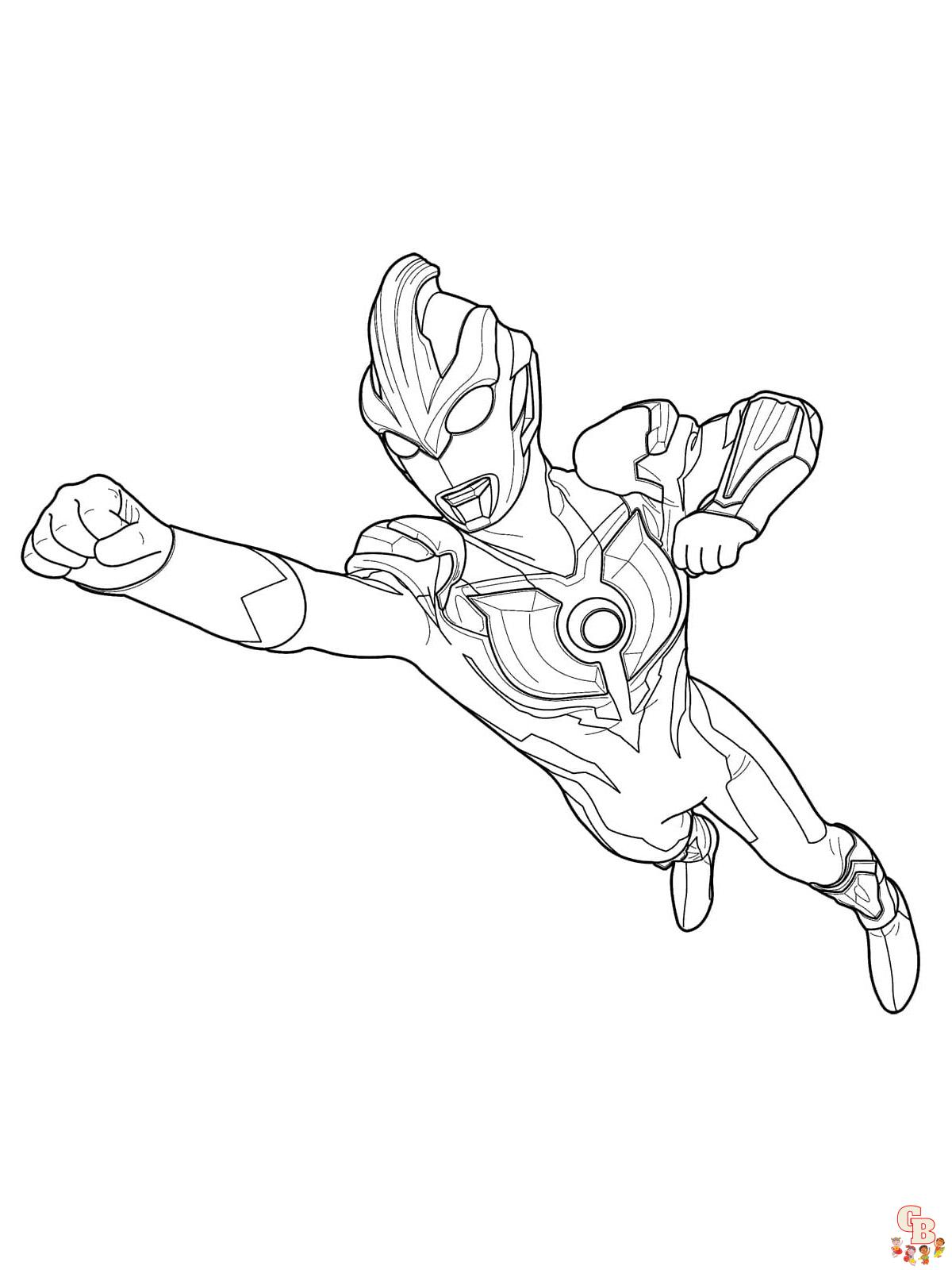 ULTRAMAN coloring pages 2 1