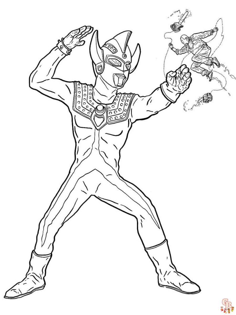 ULTRAMAN coloring pages 5 1