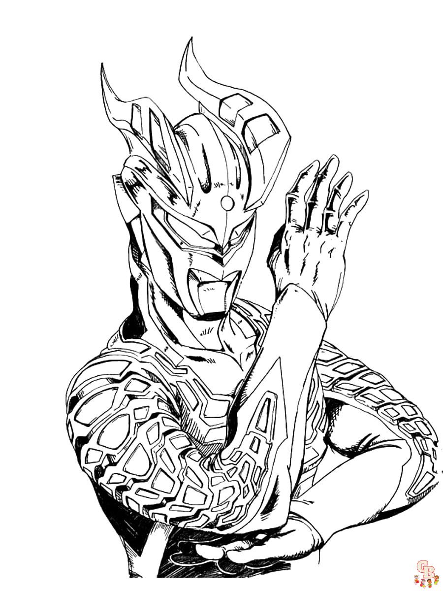 ULTRAMAN coloring pages 9 1