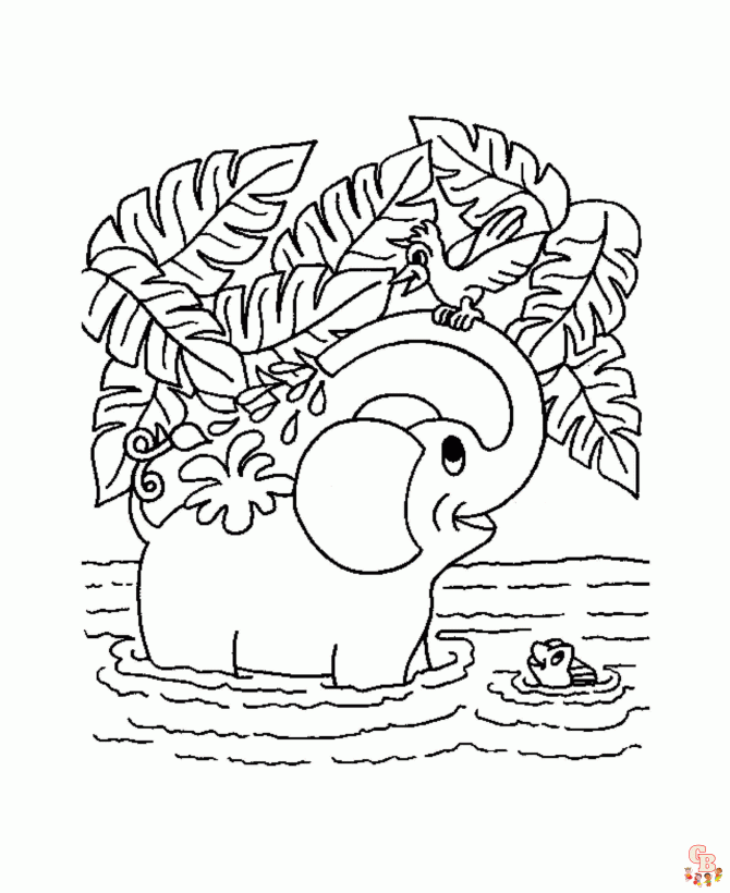 Wild Animals coloring pages 4