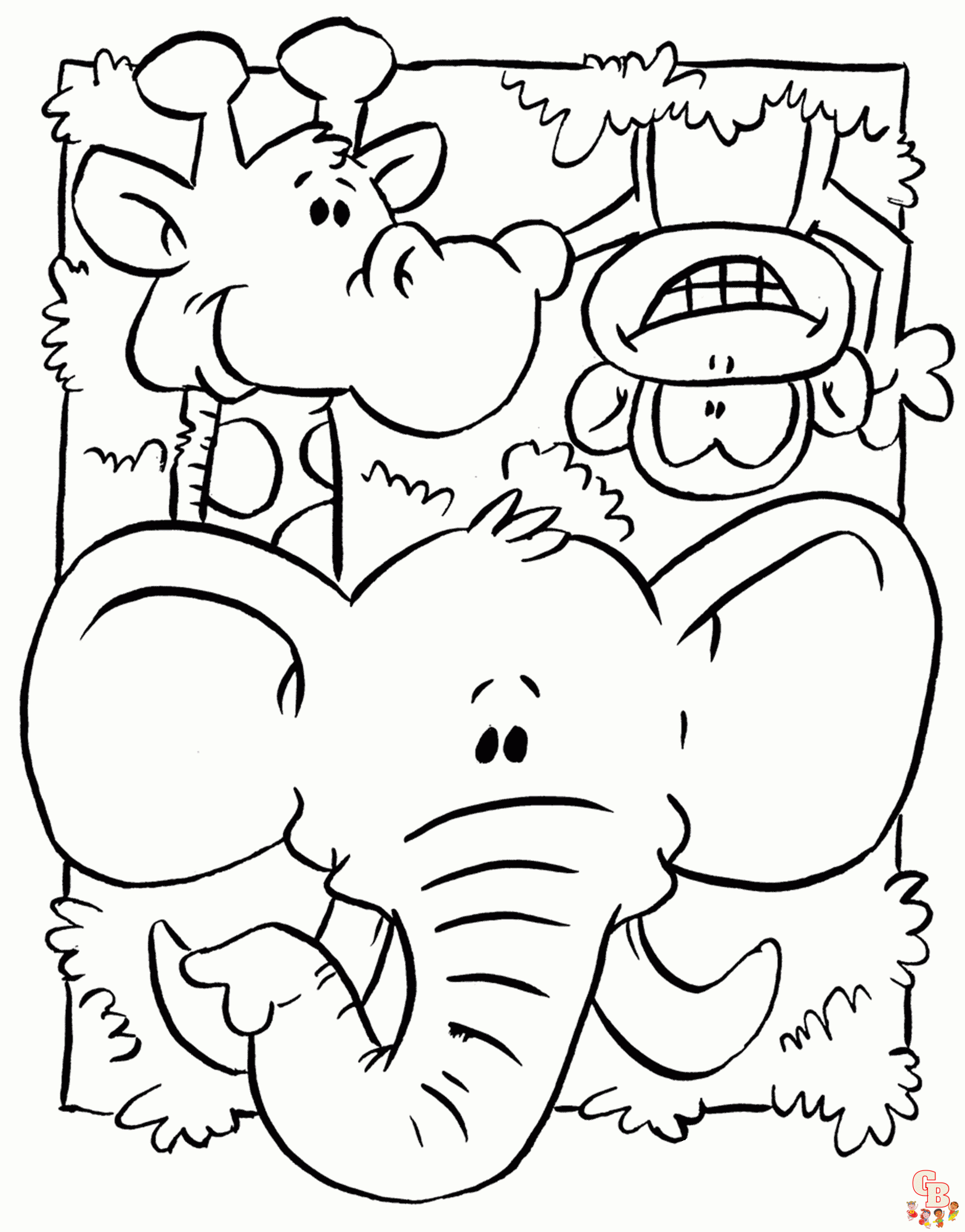 Wild Animals coloring pages 6