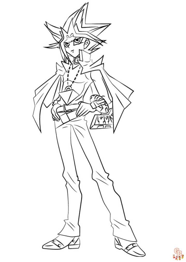 Yugioh Coloring Pages 1 1