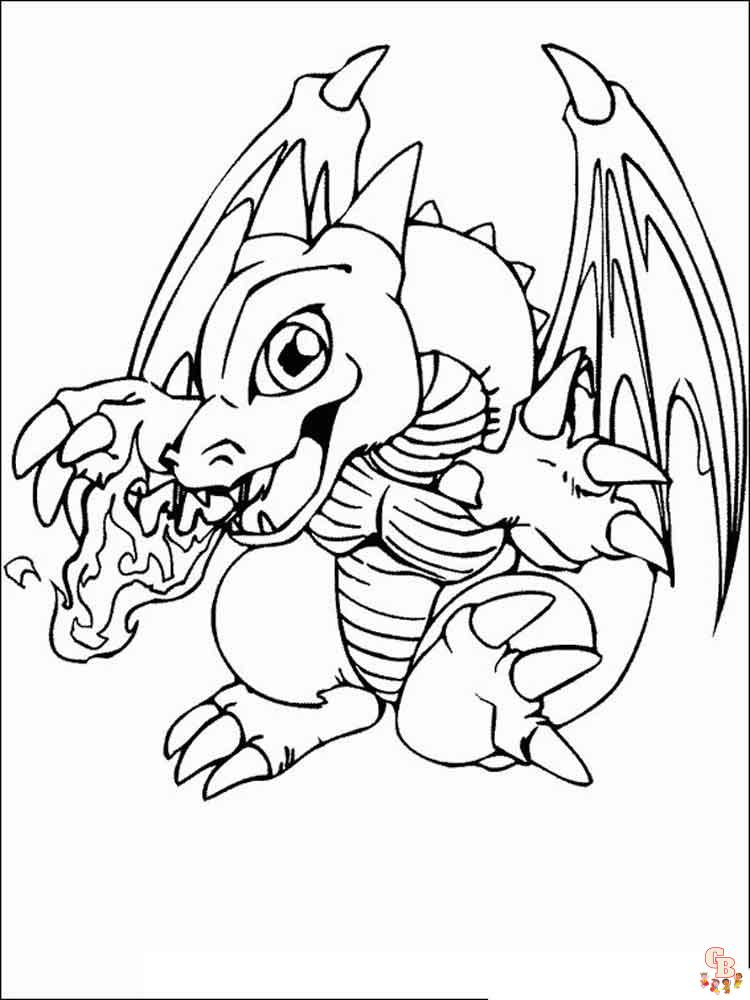 Yugioh Coloring Pages 4 1