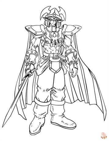 Yugioh Coloring Pages 7