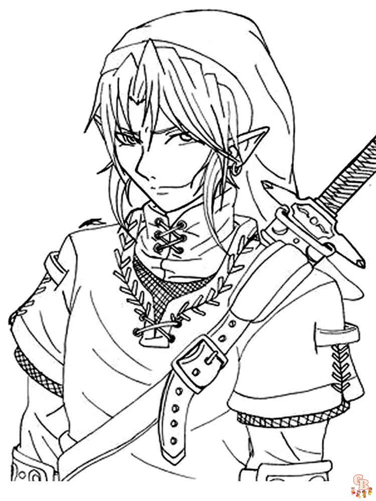 Zelda Coloring Pages 15