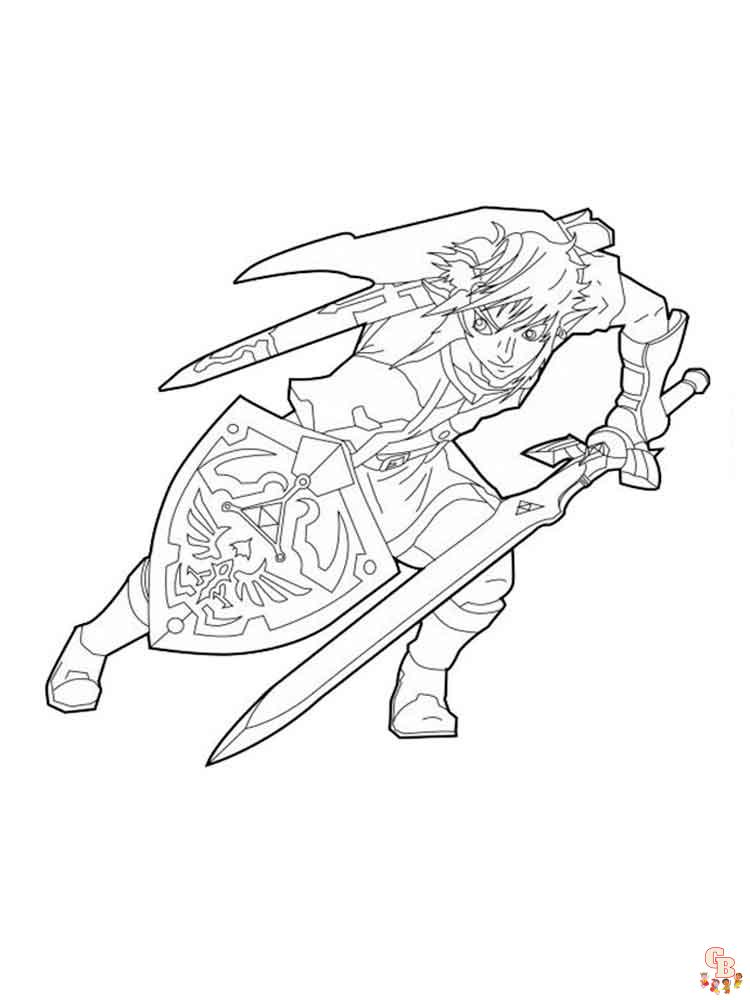 Zelda Coloring Pages 18