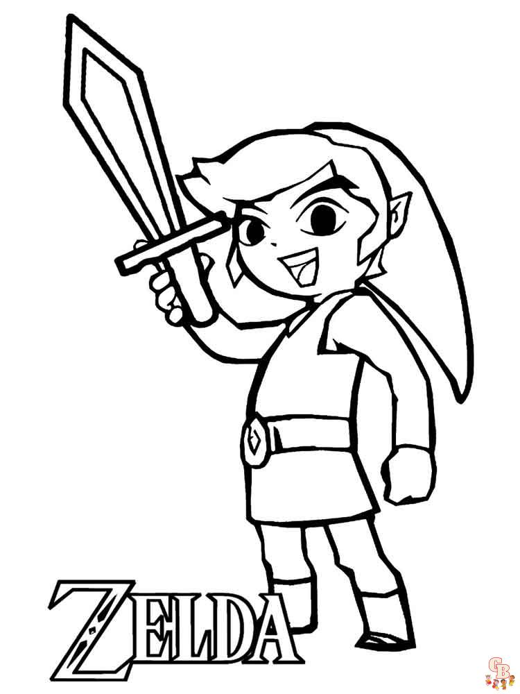 Zelda Coloring Pages 19