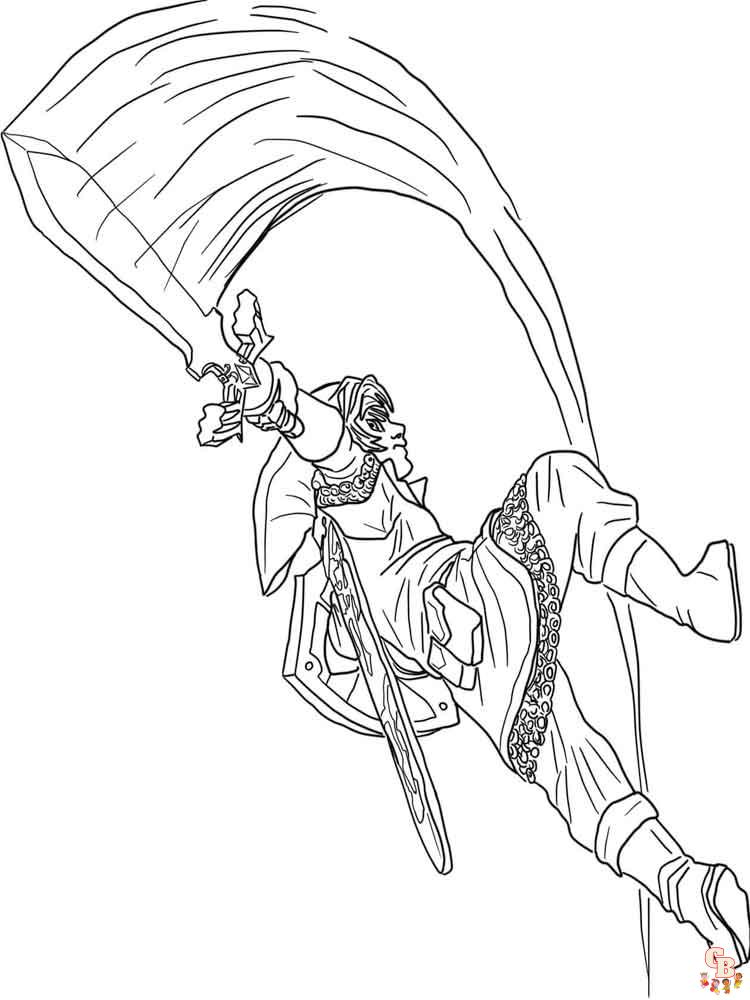 Zelda Coloring Pages 20