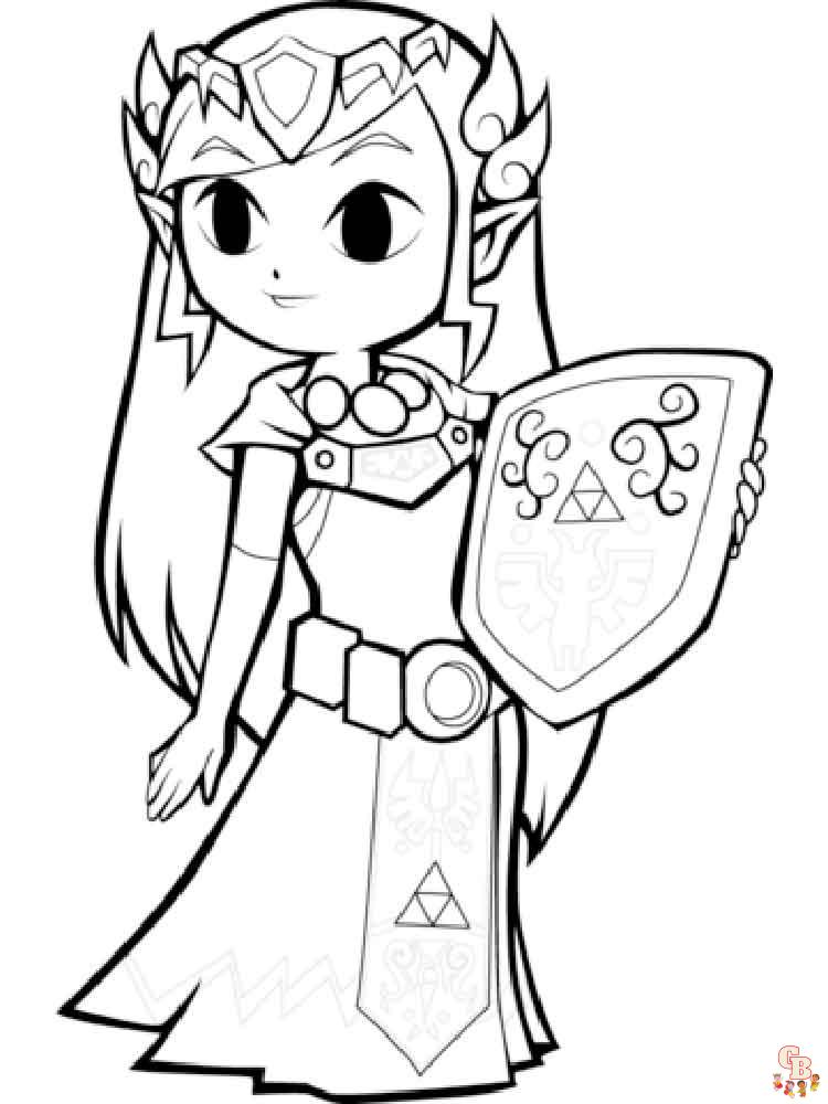 Zelda Coloring Pages 21