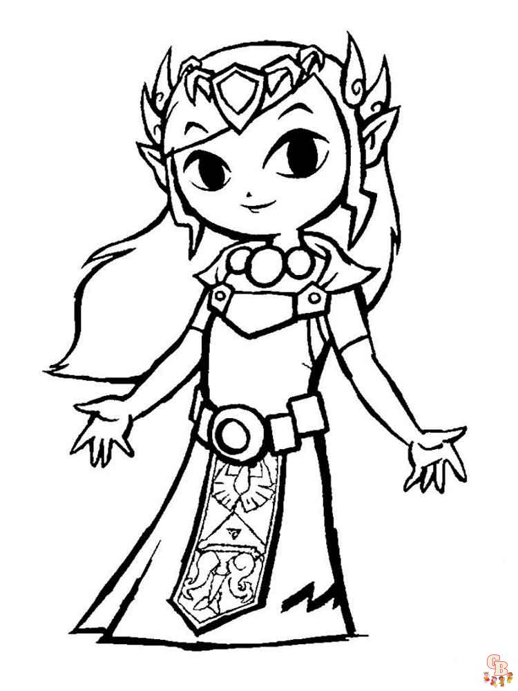 Zelda Coloring Pages 22