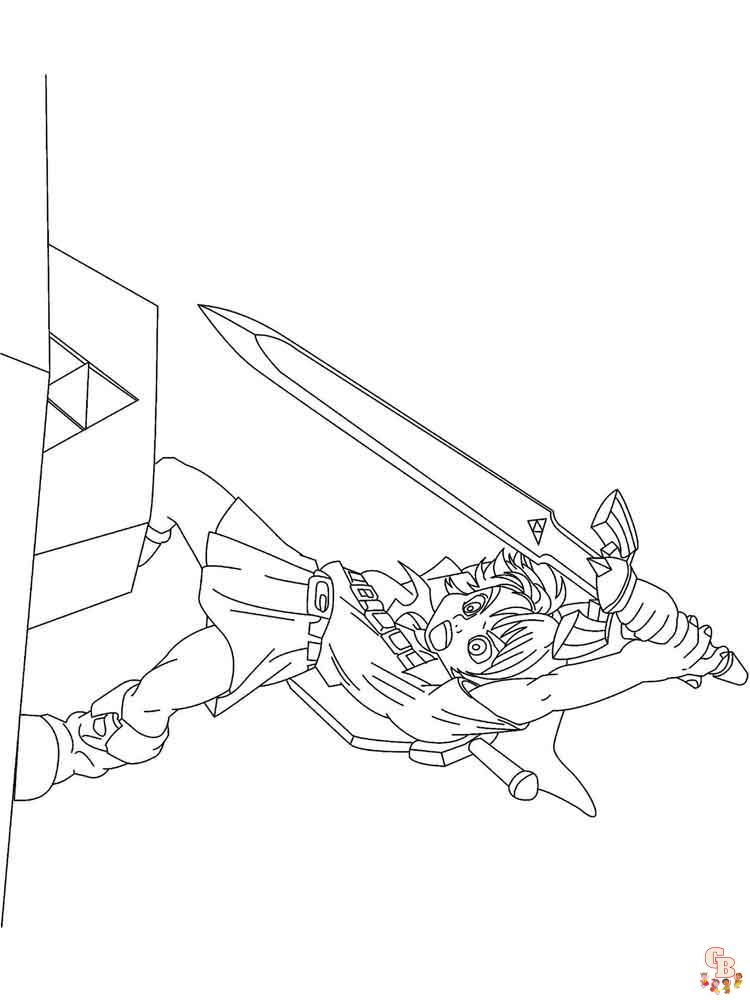 Zelda Coloring Pages 25