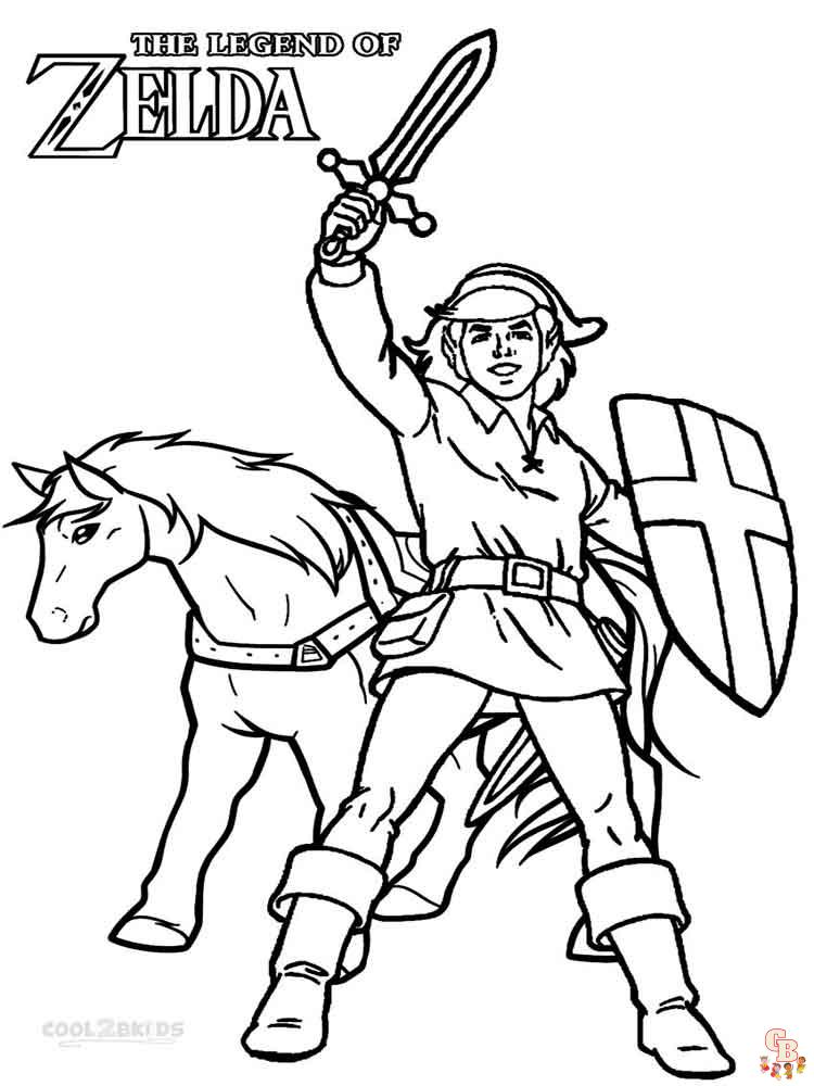 Zelda Coloring Pages 26