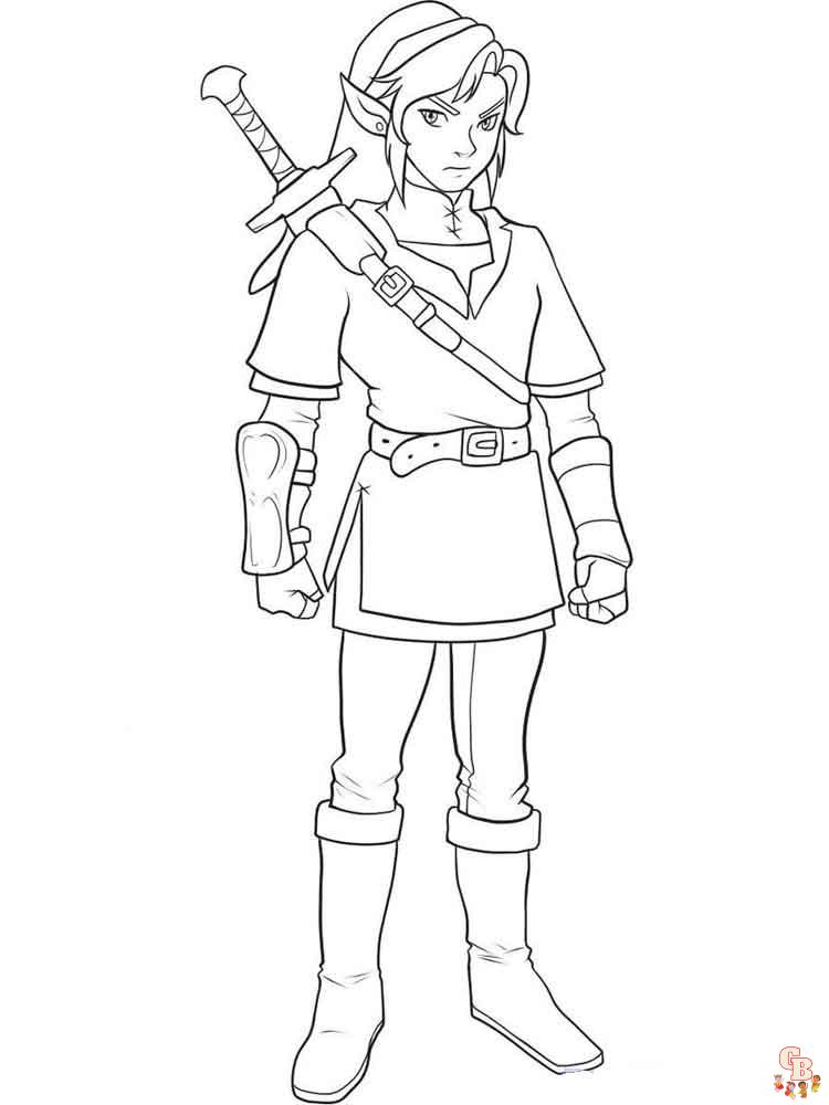 Zelda Coloring Pages 5