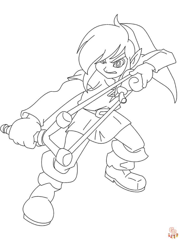 Zelda Coloring Pages 8