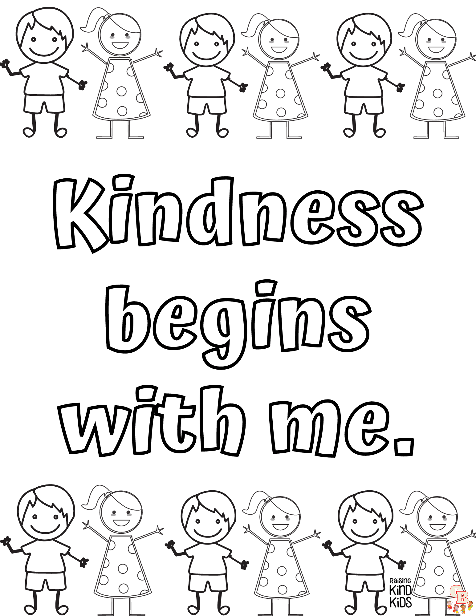 kindess coloring pages 2