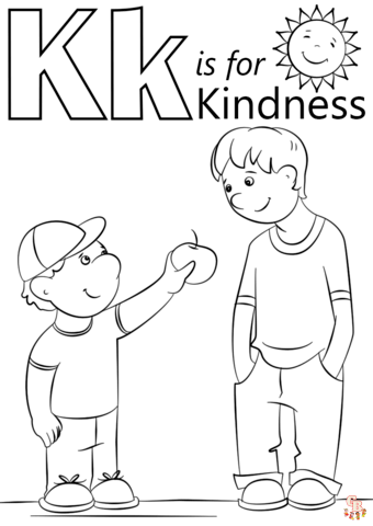 kindess coloring pages 3