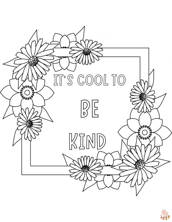 kindess coloring pages 4