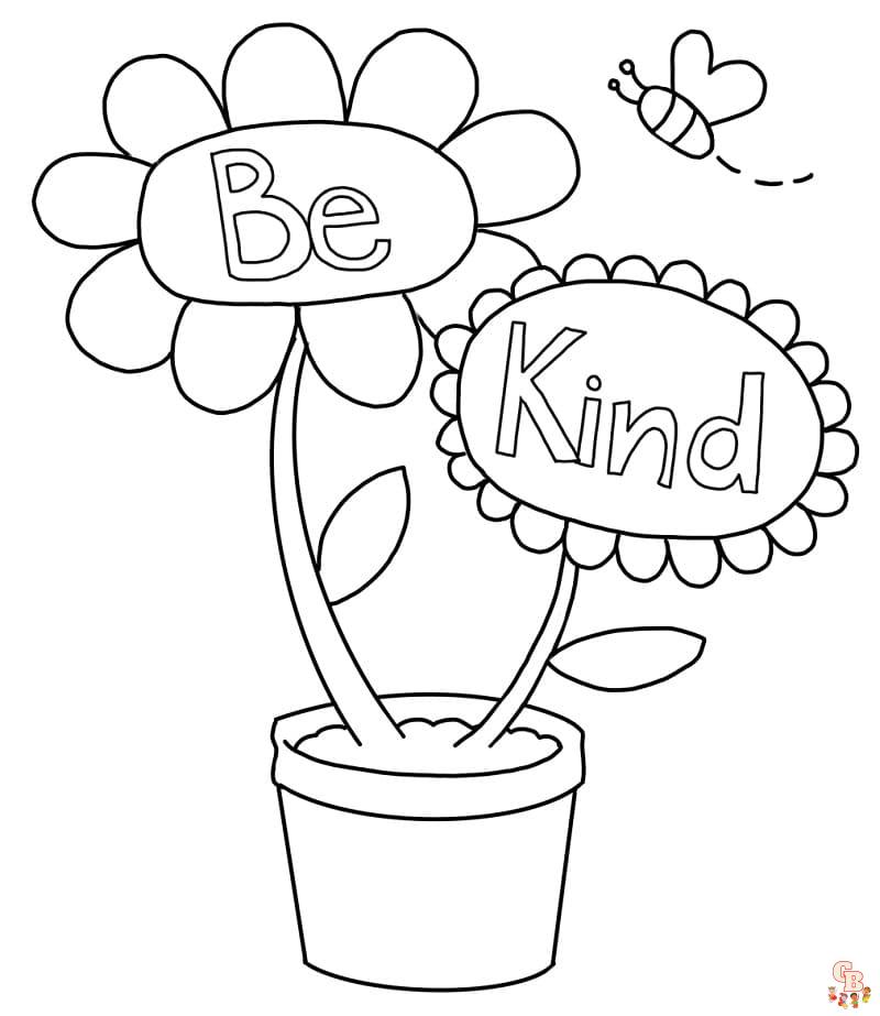 kindess coloring pages 5