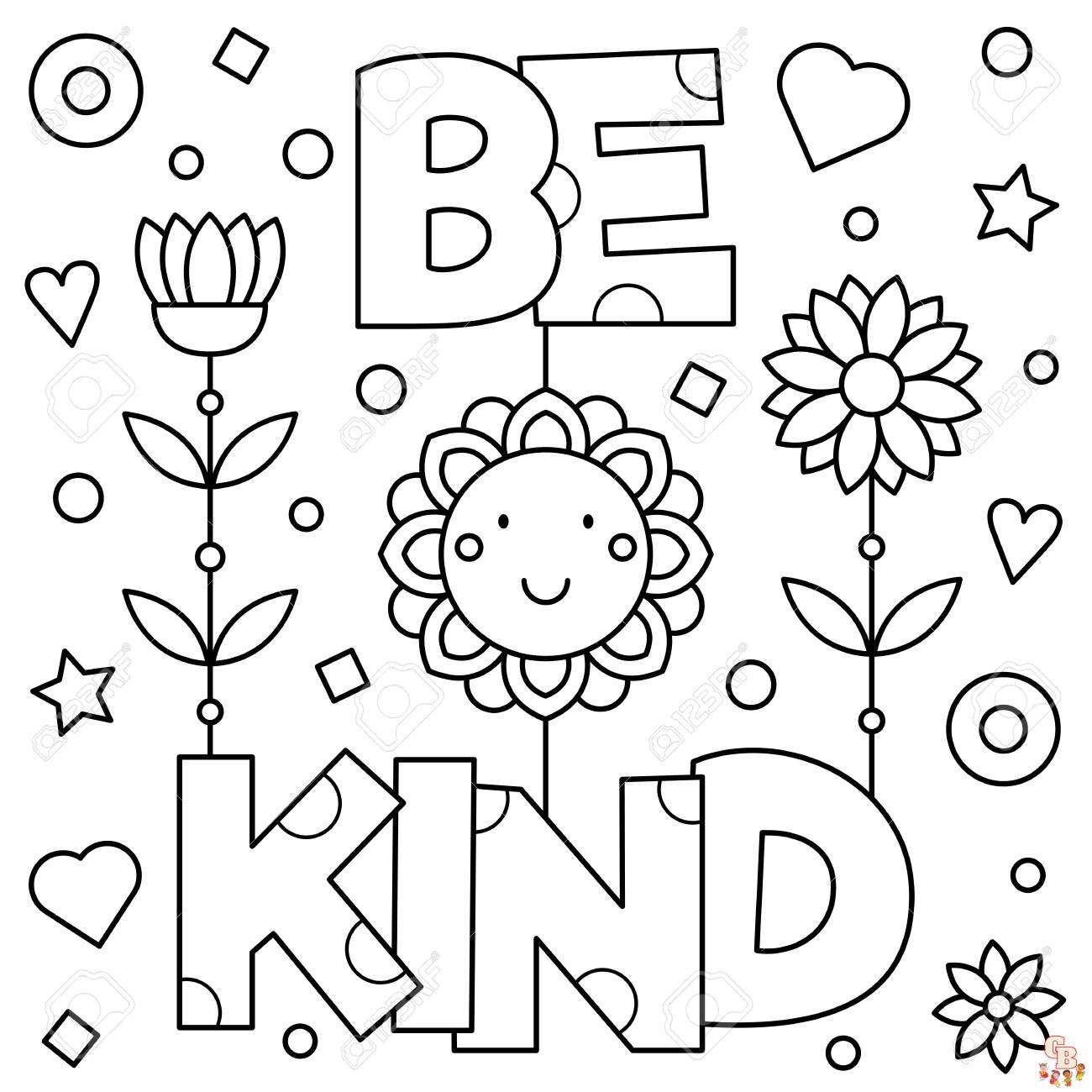 kindess coloring pages 8