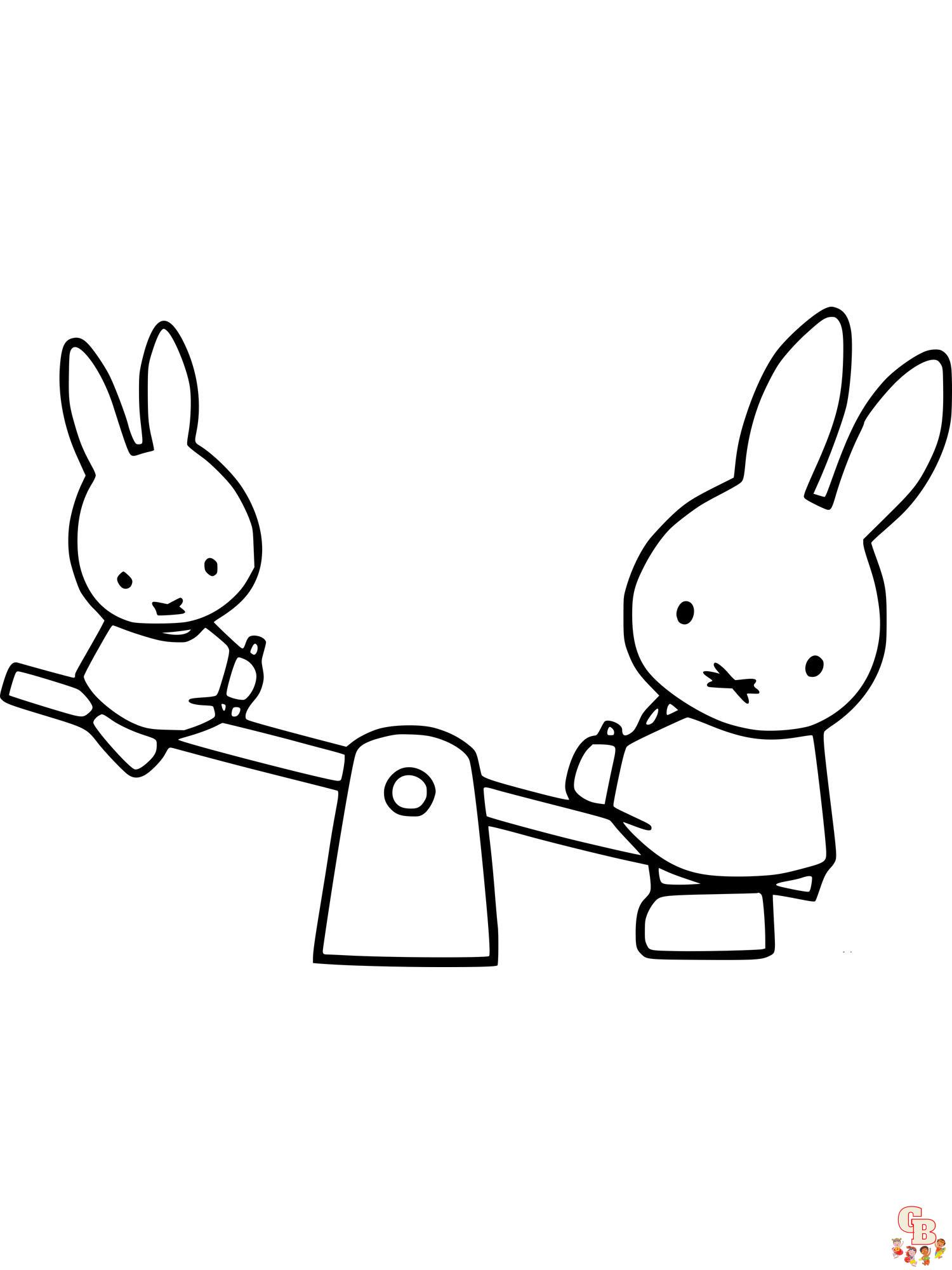 miffy coloring pages 11