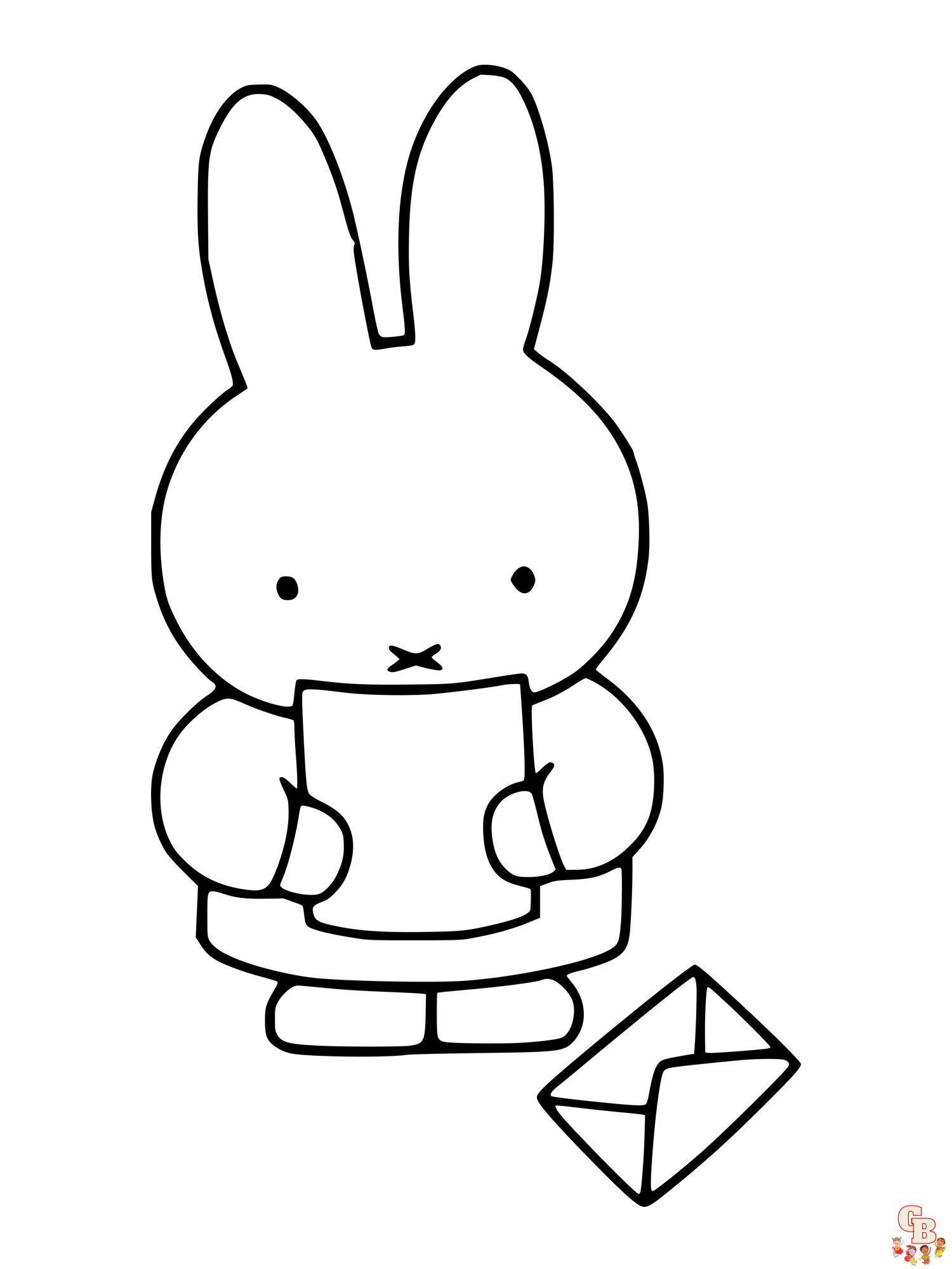 miffy coloring pages 13