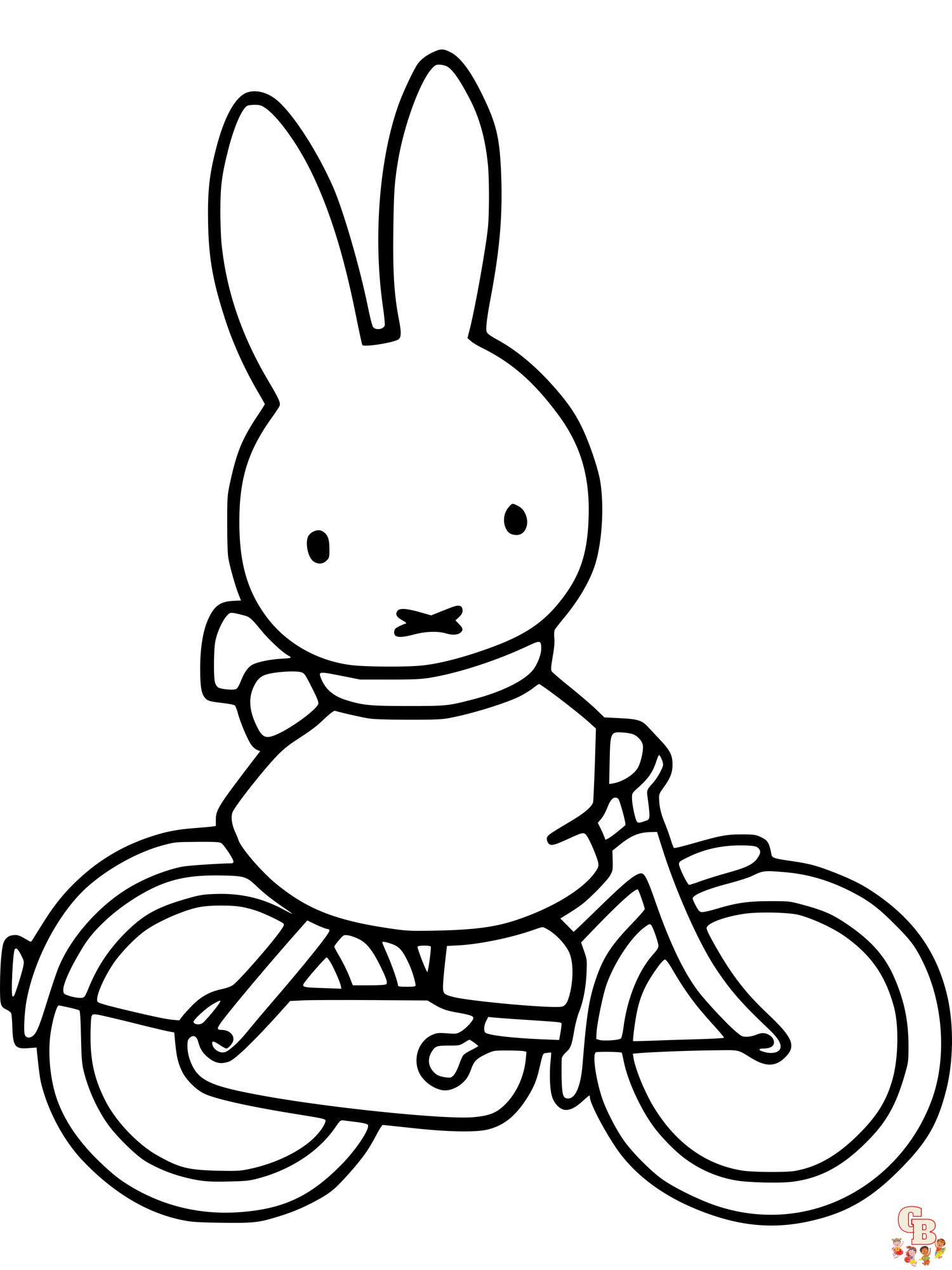 miffy coloring pages 14