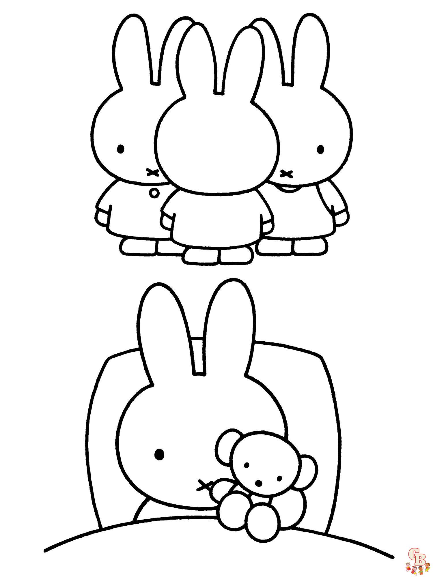 miffy coloring pages 30