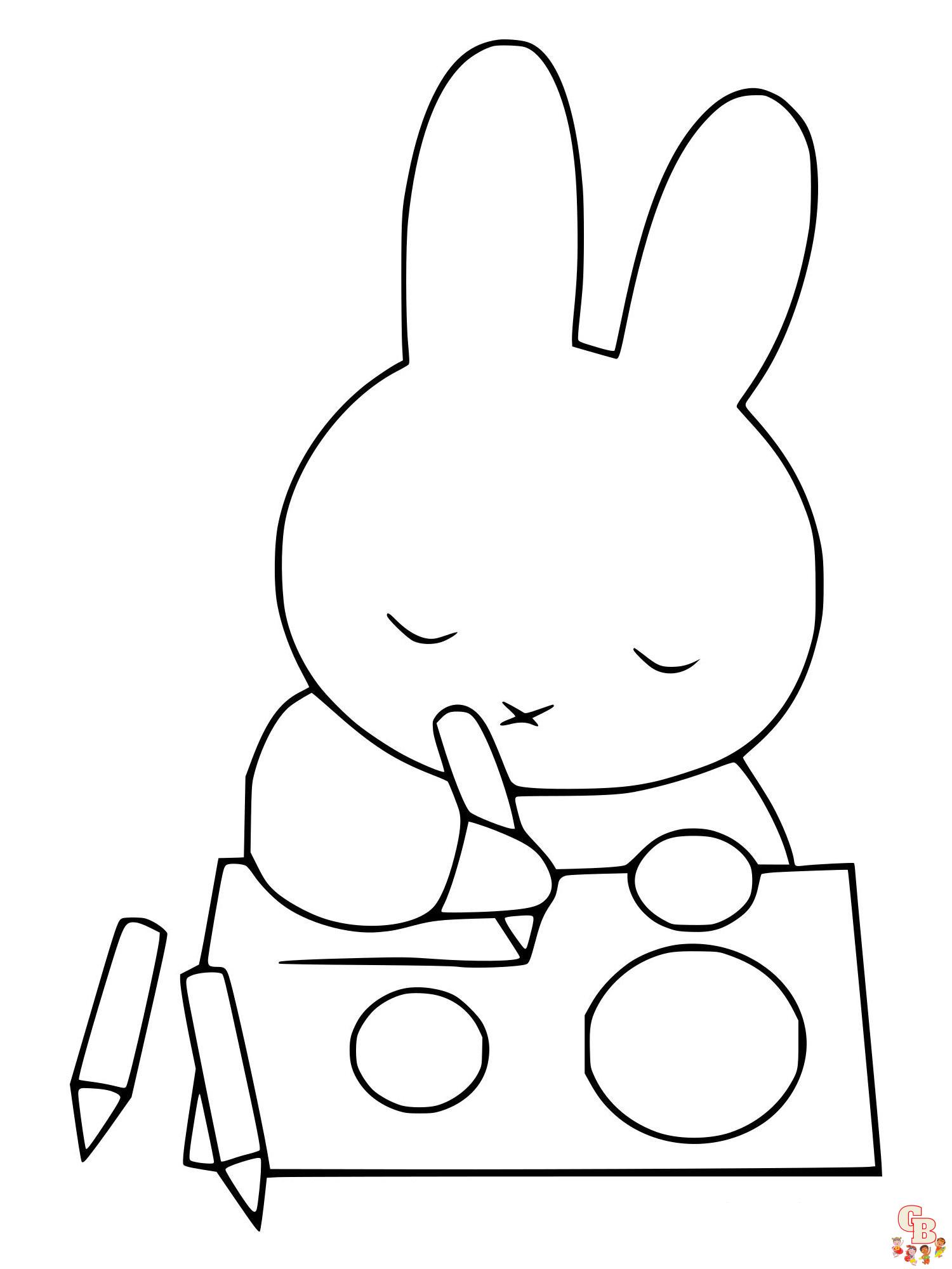 miffy coloring pages 31