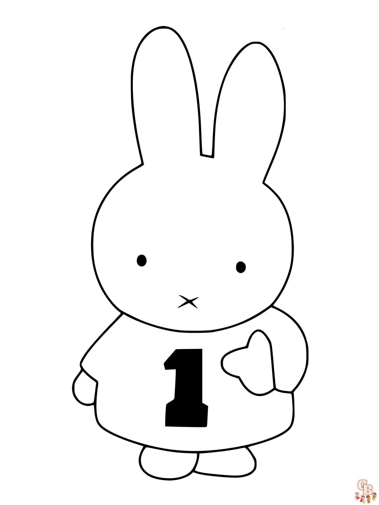 miffy coloring pages 4