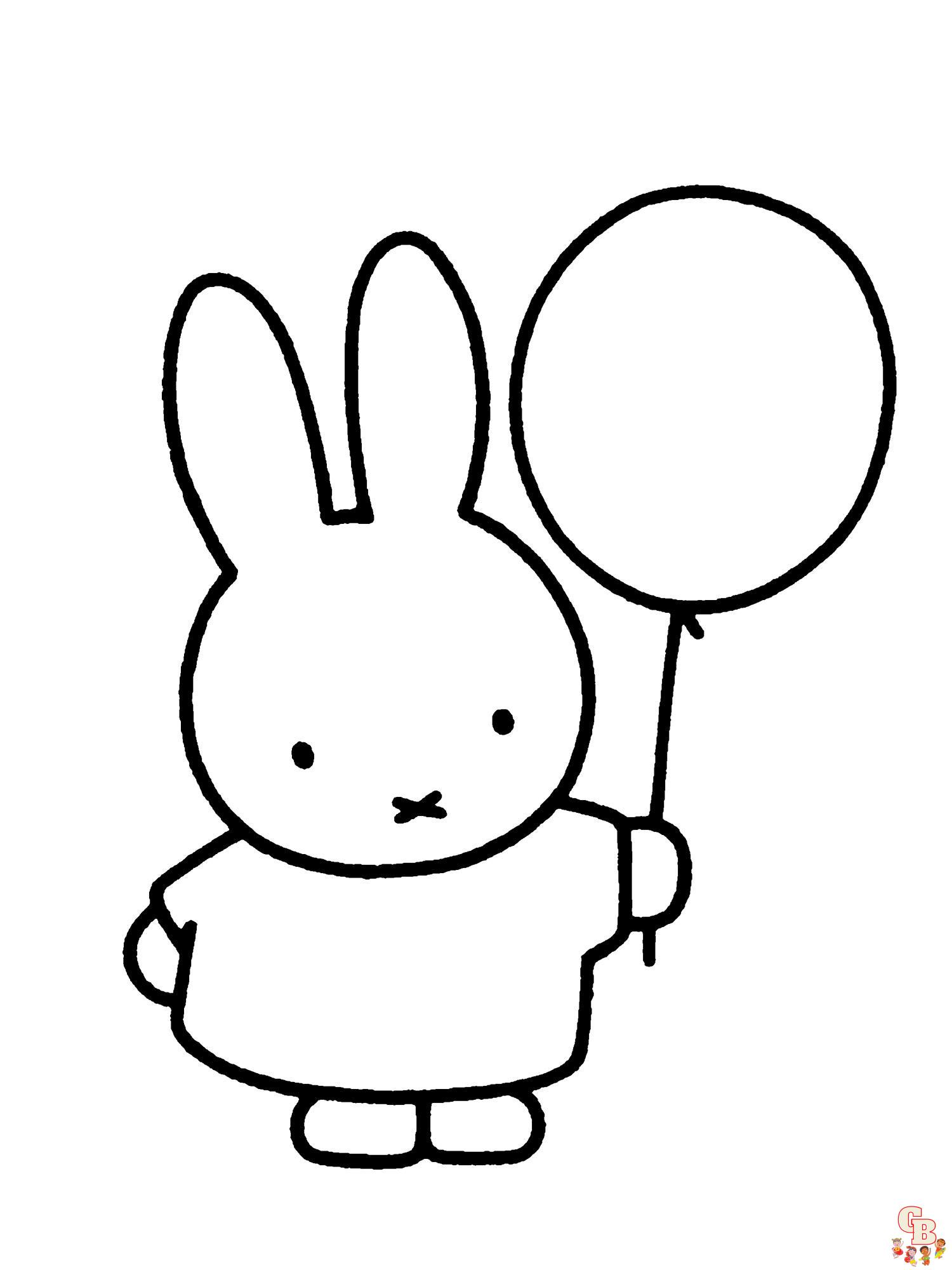 miffy coloring pages 7