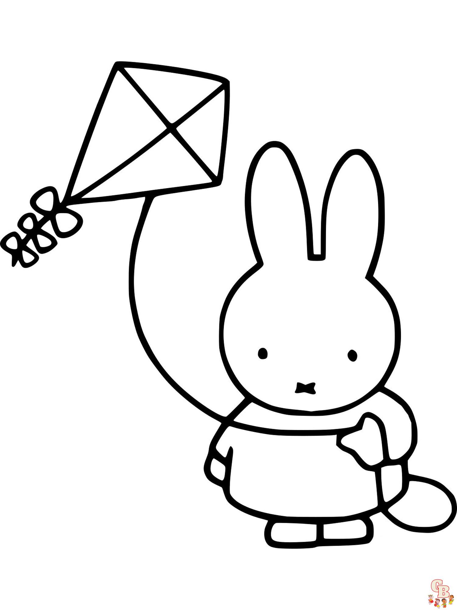 miffy coloring pages 9